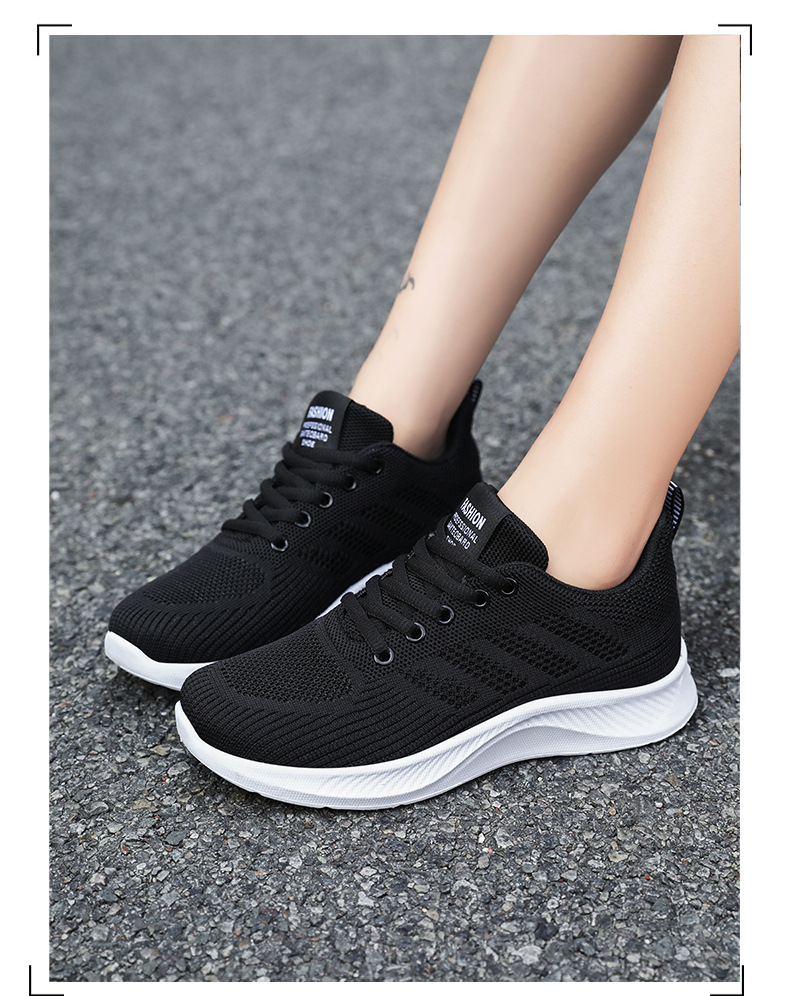 鞋子女春季休闲软底运动鞋透气单鞋飞织网面鞋批发代发跑步鞋女详情18