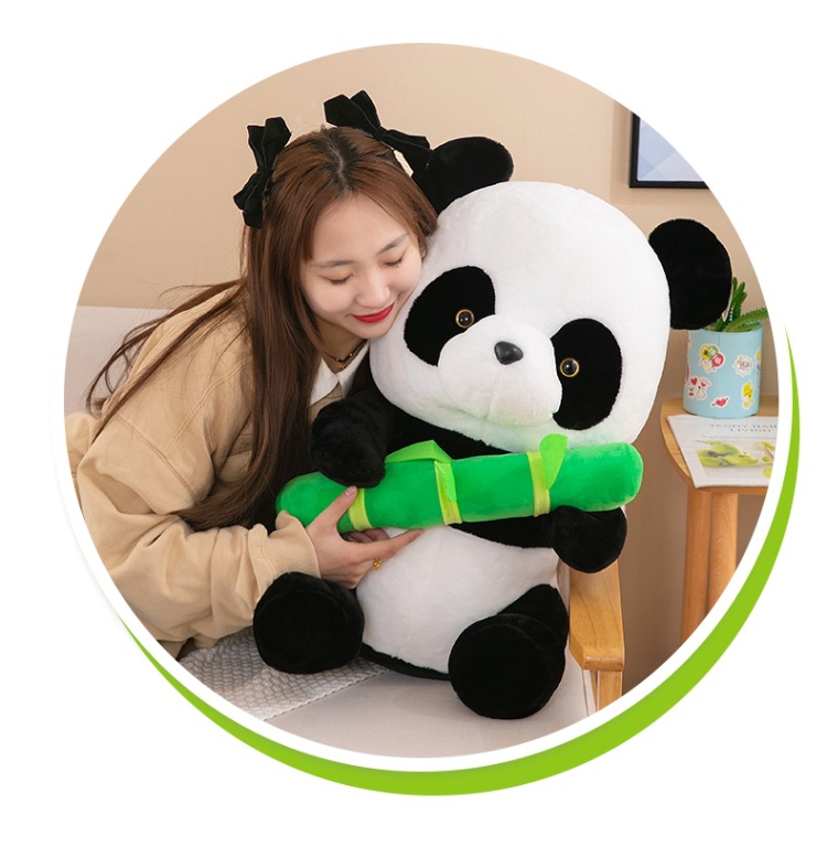 国潮熊猫公仔毛绒玩具大号玩偶布娃娃可爱活动礼品批发可做logo详情16