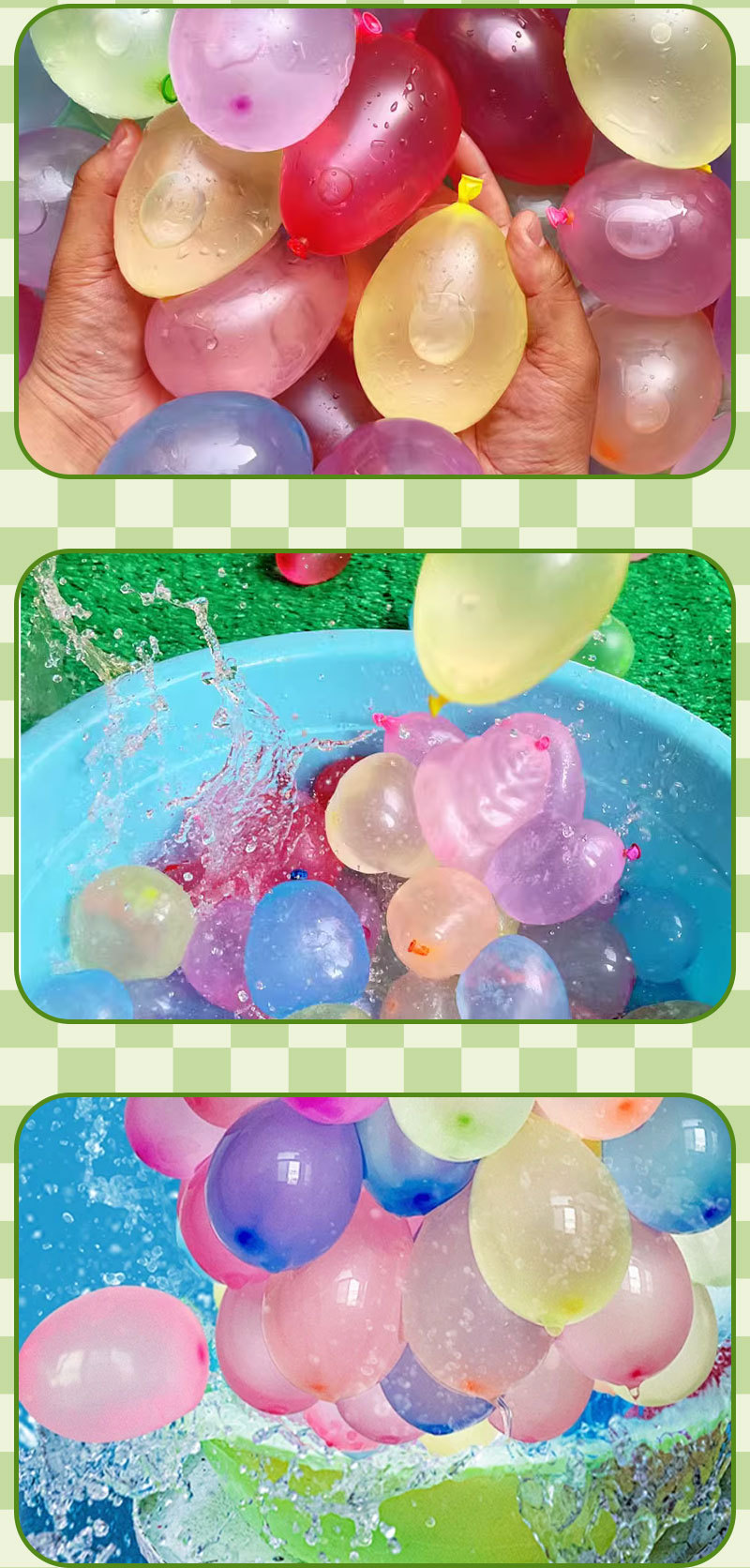 The venue for the festival birthday party is decorated in a romantic atmosphere, with macaron-colored water-filled balloons and balloon pumps for summer pic 5