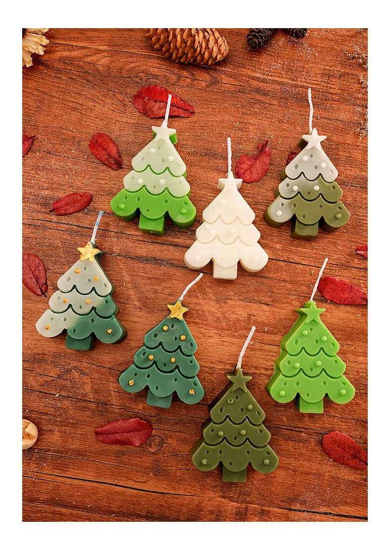 圣诞节香薰蜡烛创意圣诞树氛围感香氛蜡烛摆件浪漫圣诞伴手礼物详情5