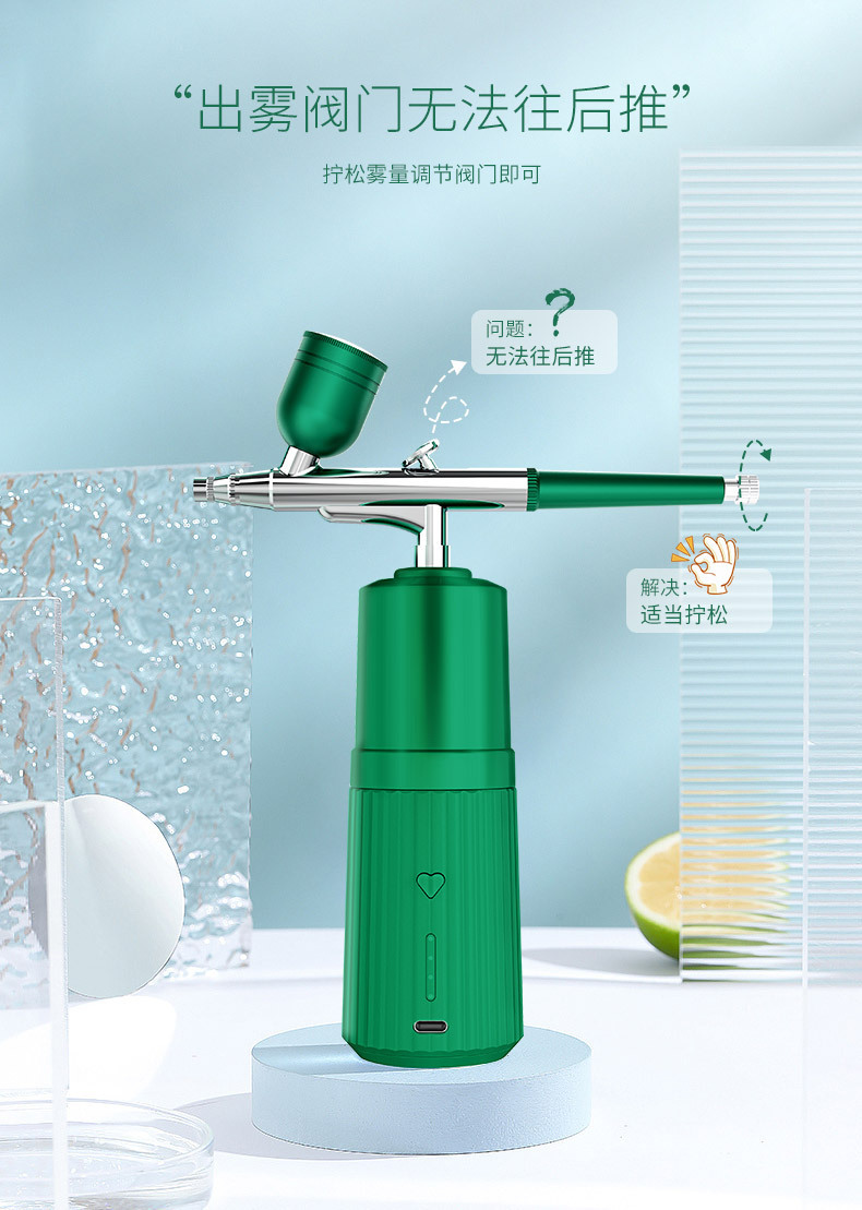 shanilak   多功能电动喷笔枪丙烯颜料彩绘喷漆枪手办上色模型喷枪美甲喷笔详情20