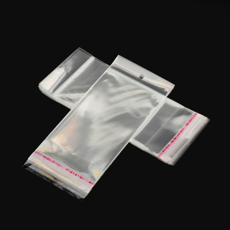 opp袋子 衣服自粘袋服装包装袋透明平口塑料自黏袋卡头自封不干胶详情15