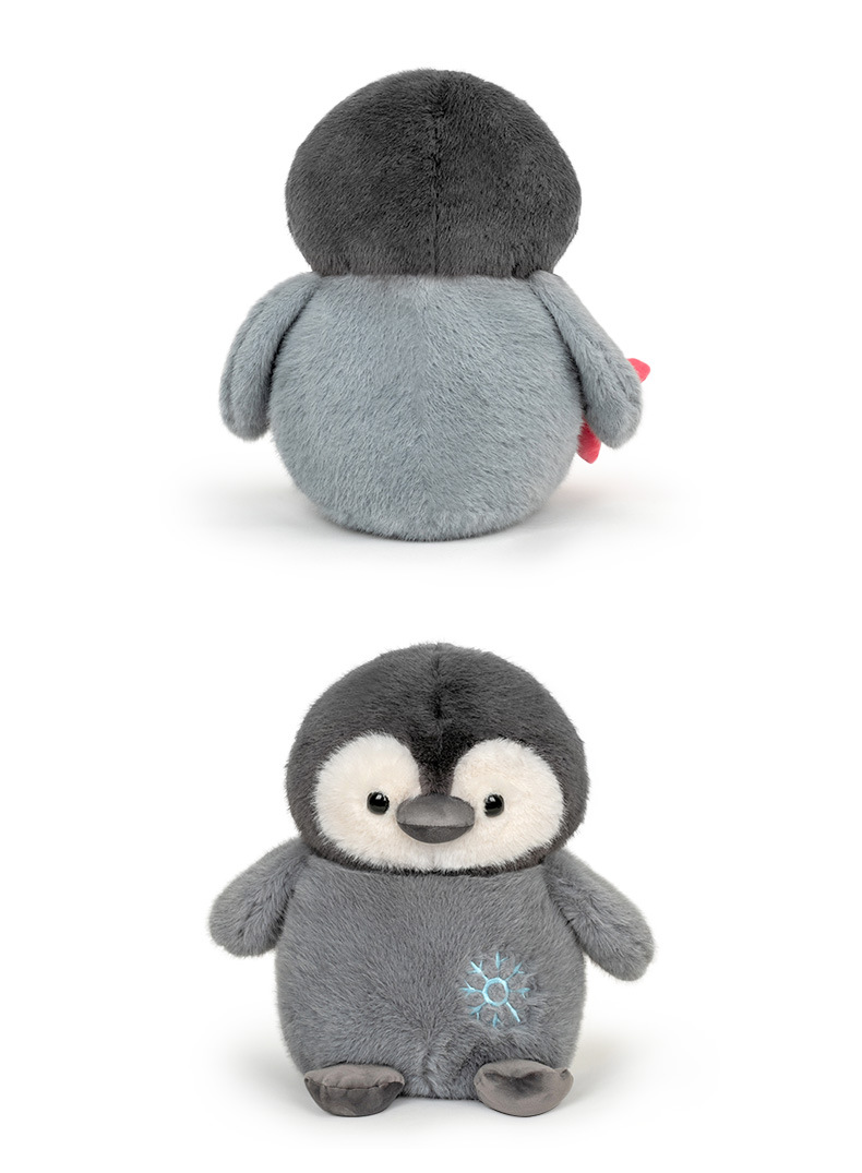 多爱新款可爱卡通抱鱼企鹅毛绒玩具公仔床头陪伴娃娃安抚玩偶批发详情5