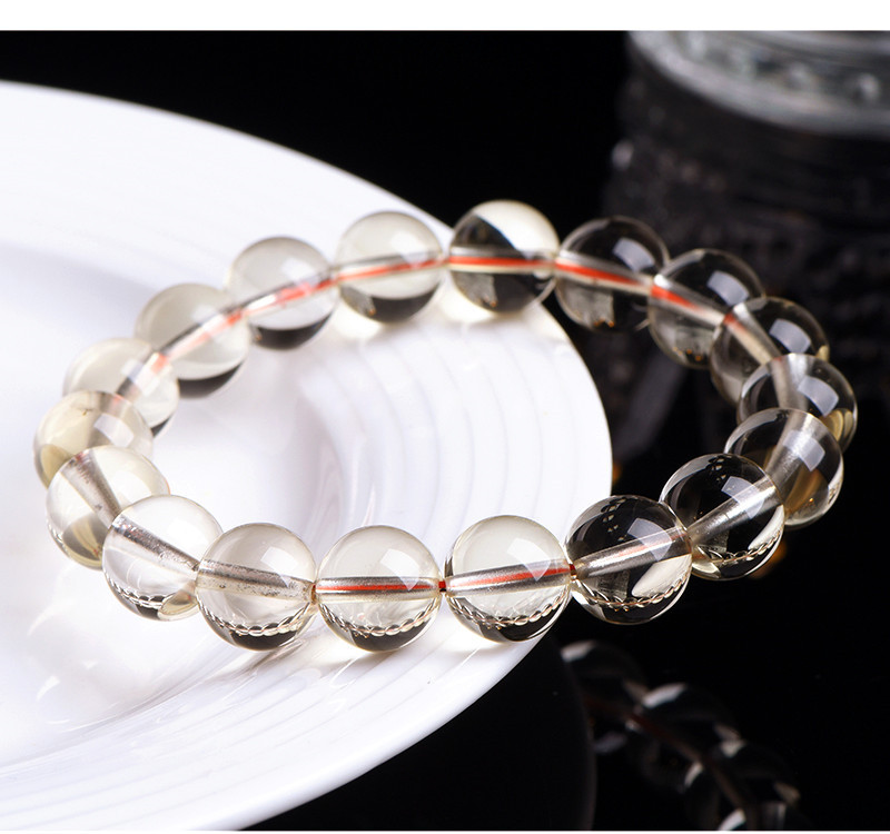 久雅水晶 天然7A级黄水晶散珠 圆珠黄水晶半成品 DIY饰品 批发详情12