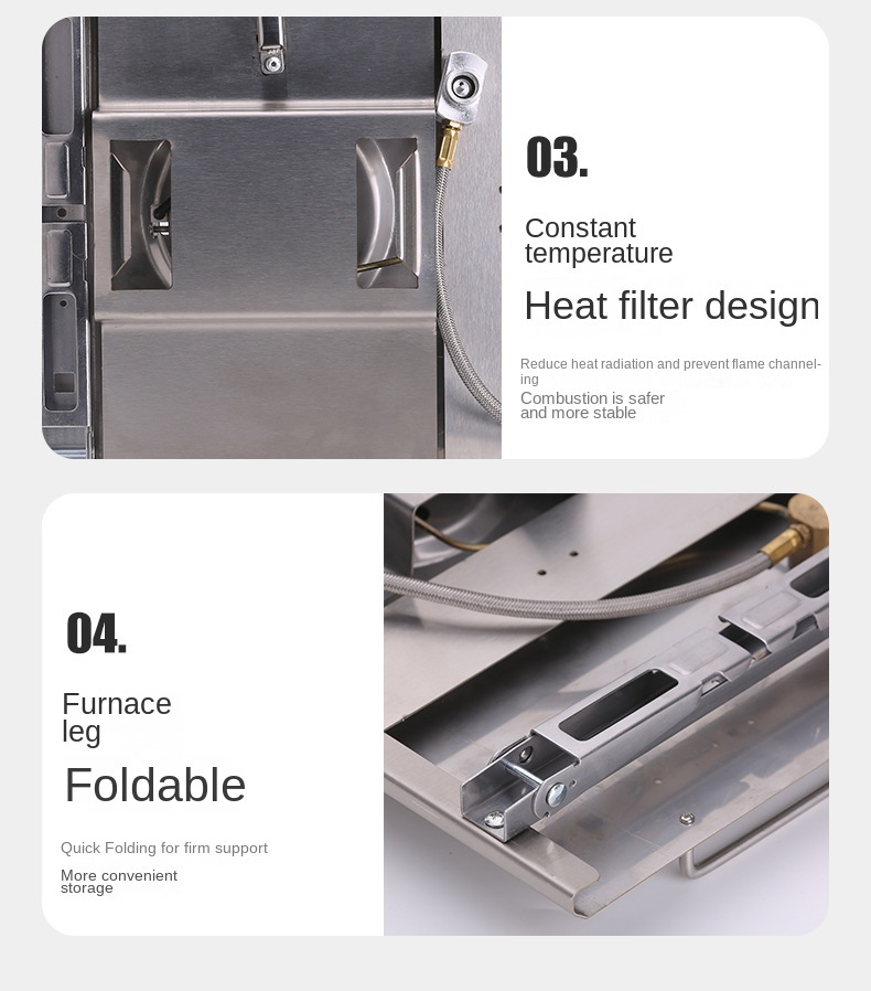 IGT outdoor stove portable table-embedded dual-purpose foldi详情8