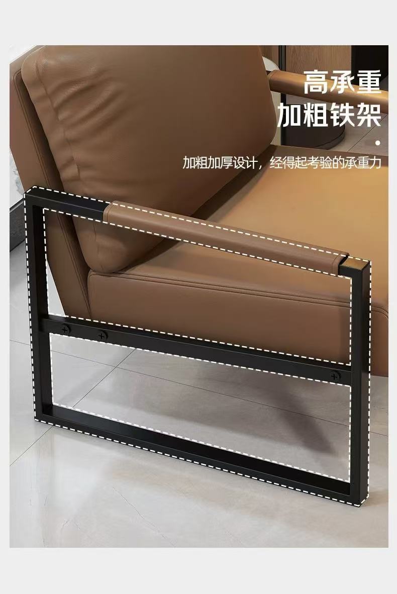 轻奢设计师单人沙发椅网红民宿酒店休闲展厅商用洽谈接待沙发椅详情19