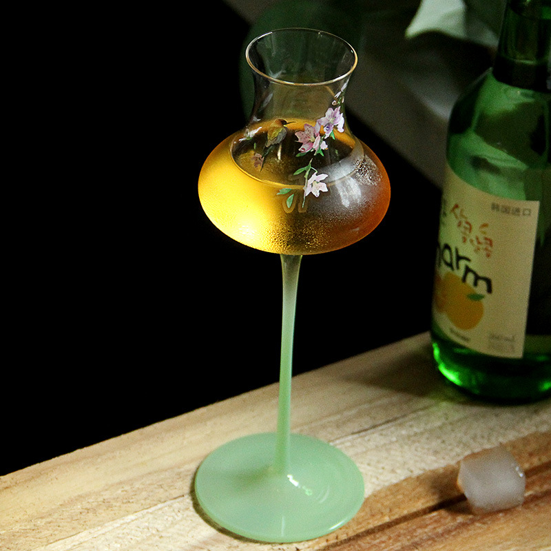 国潮香槟酒杯水晶玻璃鸡尾酒吧调酒品鉴杯闻香试酒威士忌高脚杯详情3
