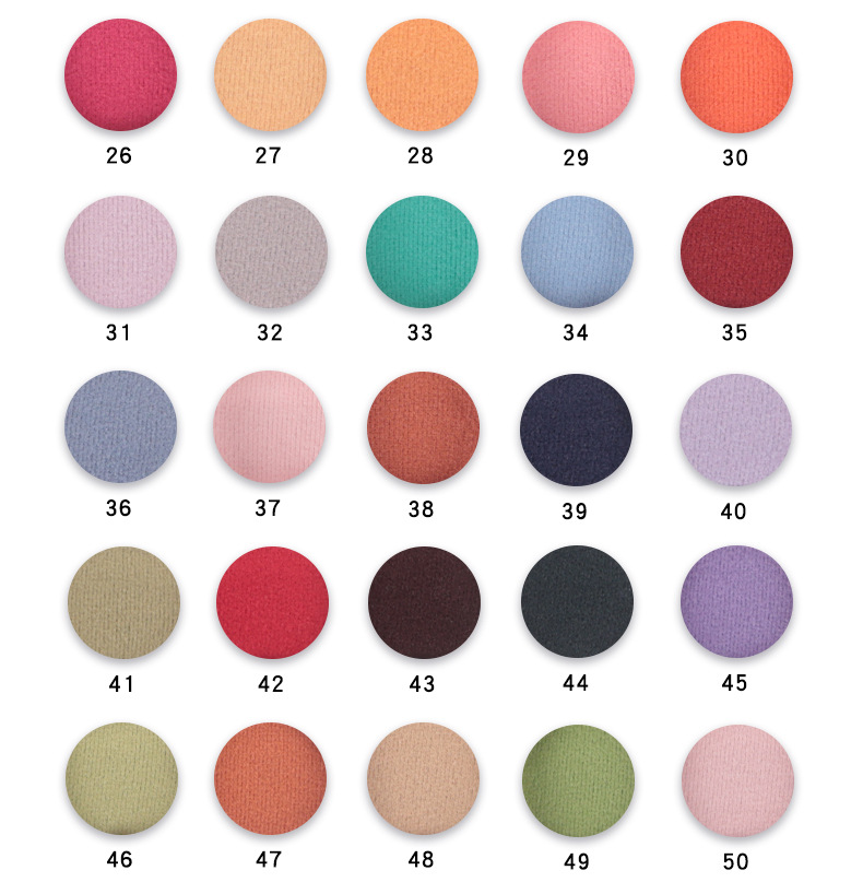 现货多色1*1罗纹德绒230g绒布秋冬弹力保暖打底衫内衣德绒面料布详情12