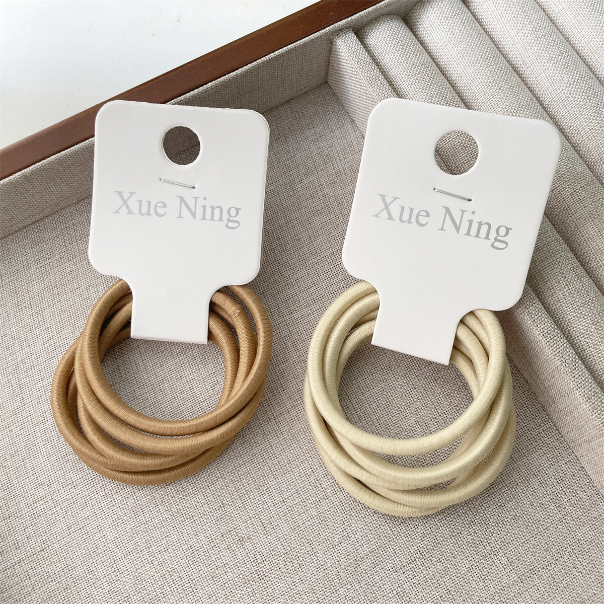 5 basic high-elasticity hair ties, simple Maillard hair bands, high ponytail hair ties, rubber bands, hair ties and headwear pic 6