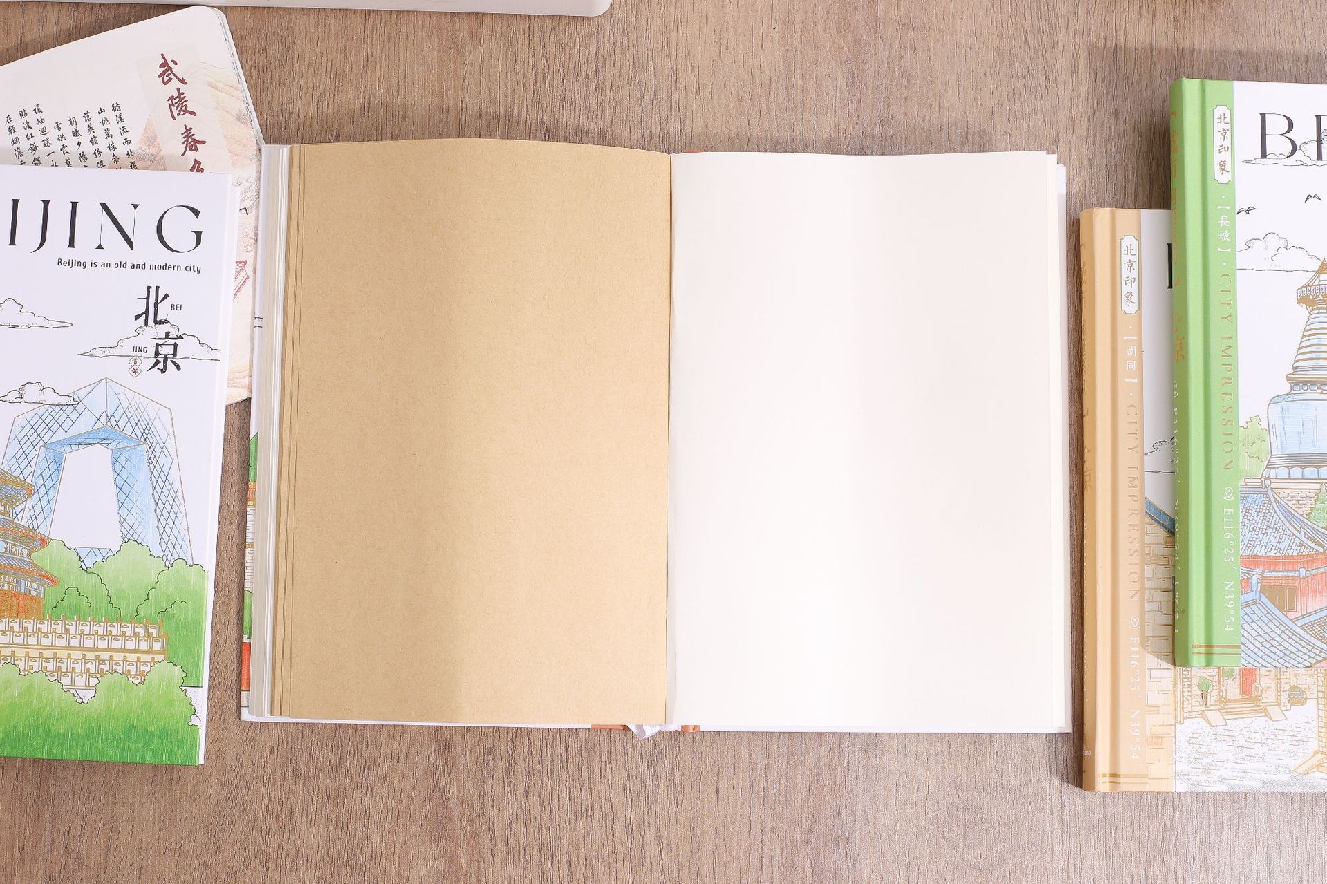 Jingu Stationery 25K City Stroll - Beijing Round-back Hardcover Notebooks, Handbooks, Student Notebooks pic 24