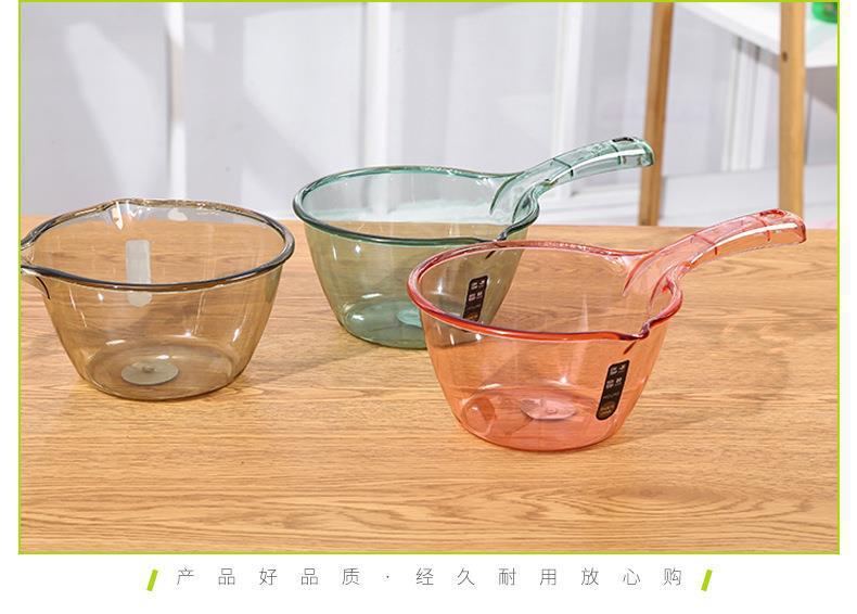 Household kitchen ladle, household long-handled plastic large size creative plus deep 水舀子 water rinse shampoo spoon pic 16