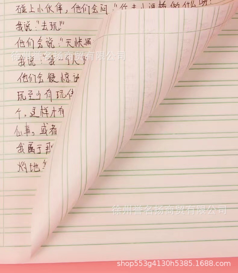 Wholesale of 30 thickened unified exercise books for grades 3 to 6 of primary school students, including English, Chinese, composition and math books pic 12