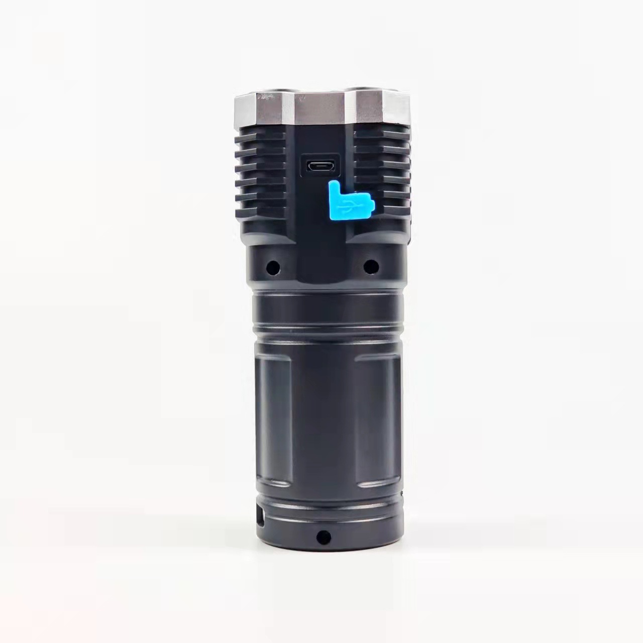 Wholesale of multi-functional outdoor LED high-intensity flashlight with battery level display, USB charging, COB side light flashlight pic 7