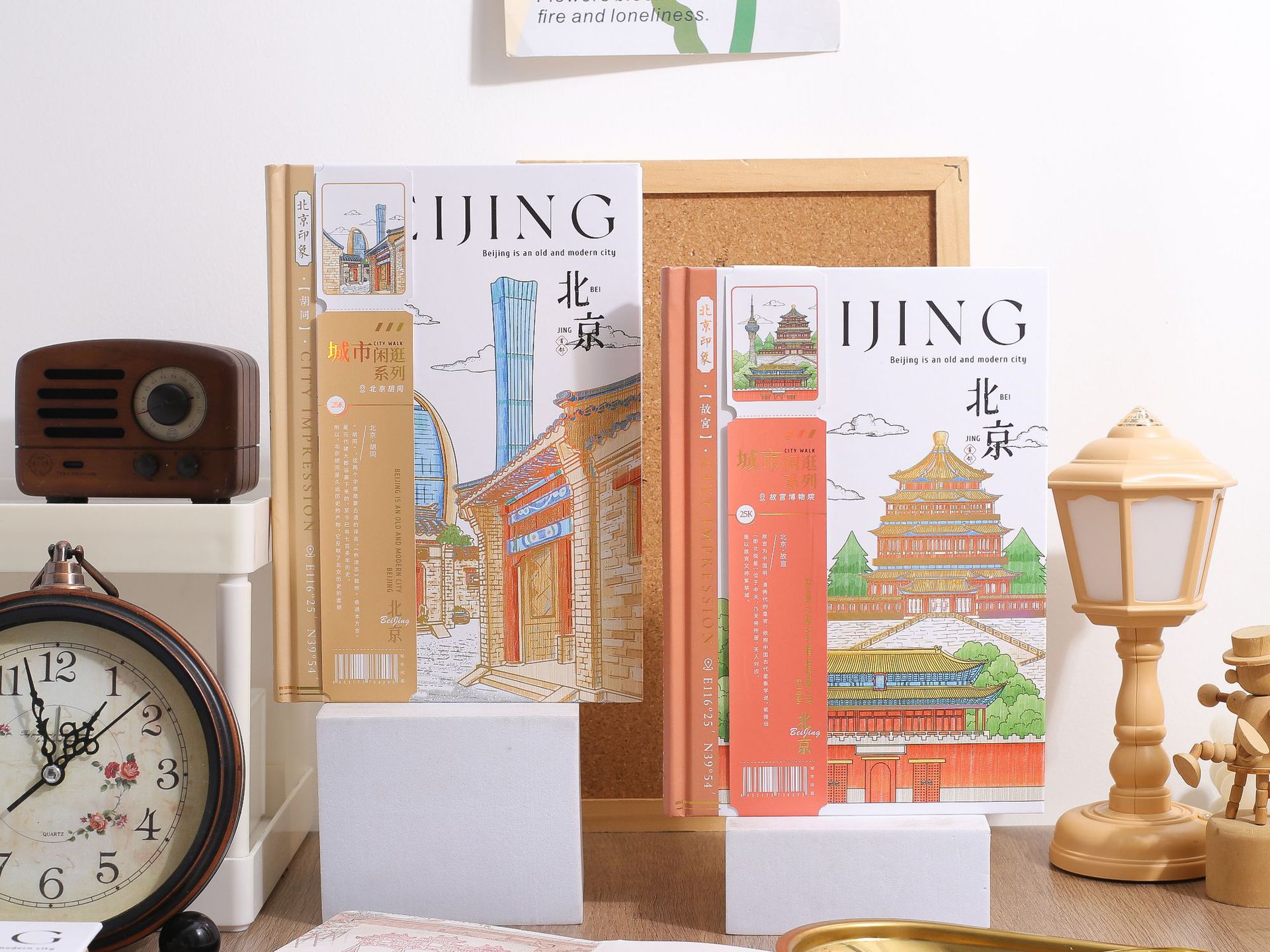 Jingu Stationery 25K City Stroll - Beijing Round-back Hardcover Notebooks, Handbooks, Student Notebooks pic 10