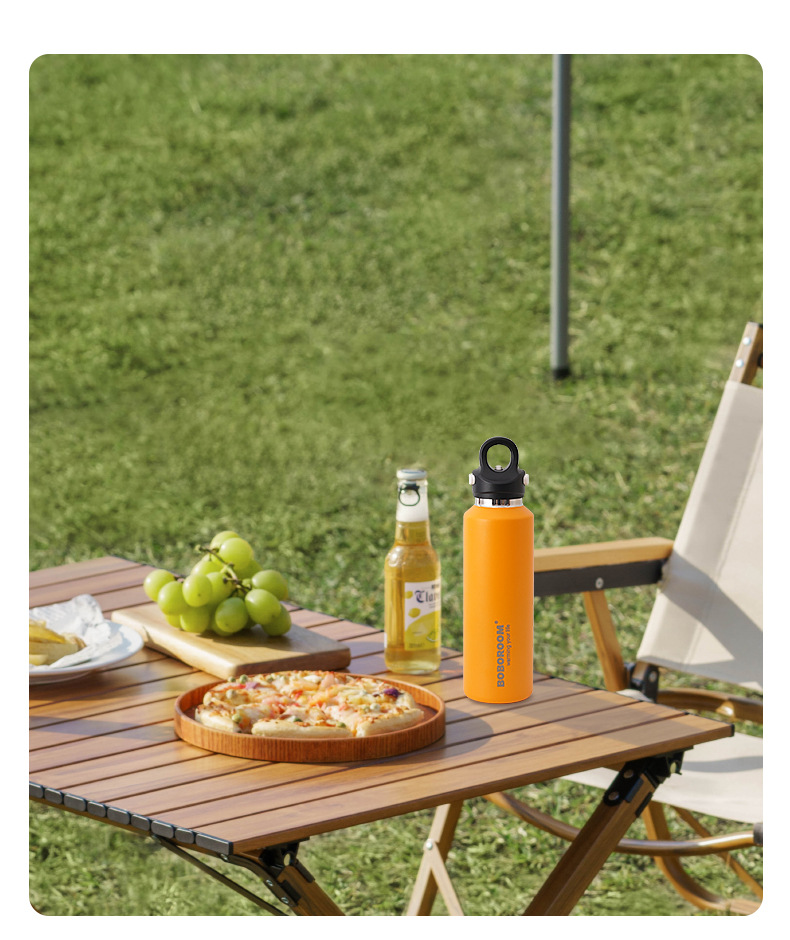 BOBOROOM threaded insulated cup, 316 stainless steel large-capacity water cup, student coffee cup, portable pic 11