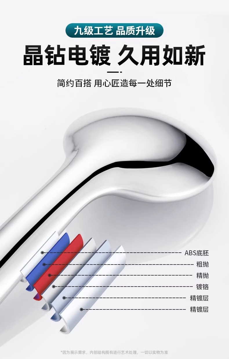 Ultra-thick hole old-fashioned showerhead, large water output, household water heater, large hole non-pressurized shower head set pic 8