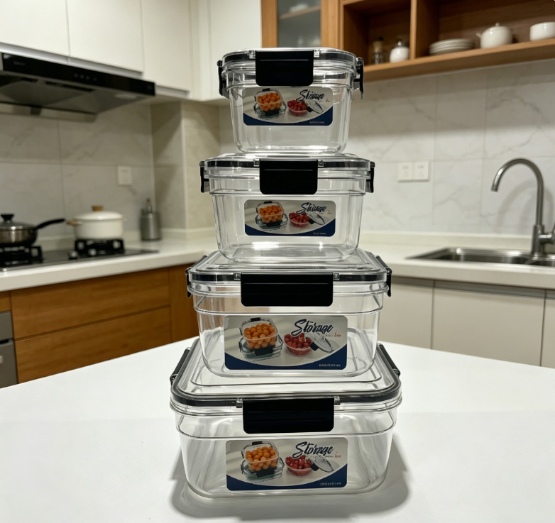 家用厨房食物留样盒食品收纳盒食品级冷冻盒塑料密封保鲜盒货源详情2