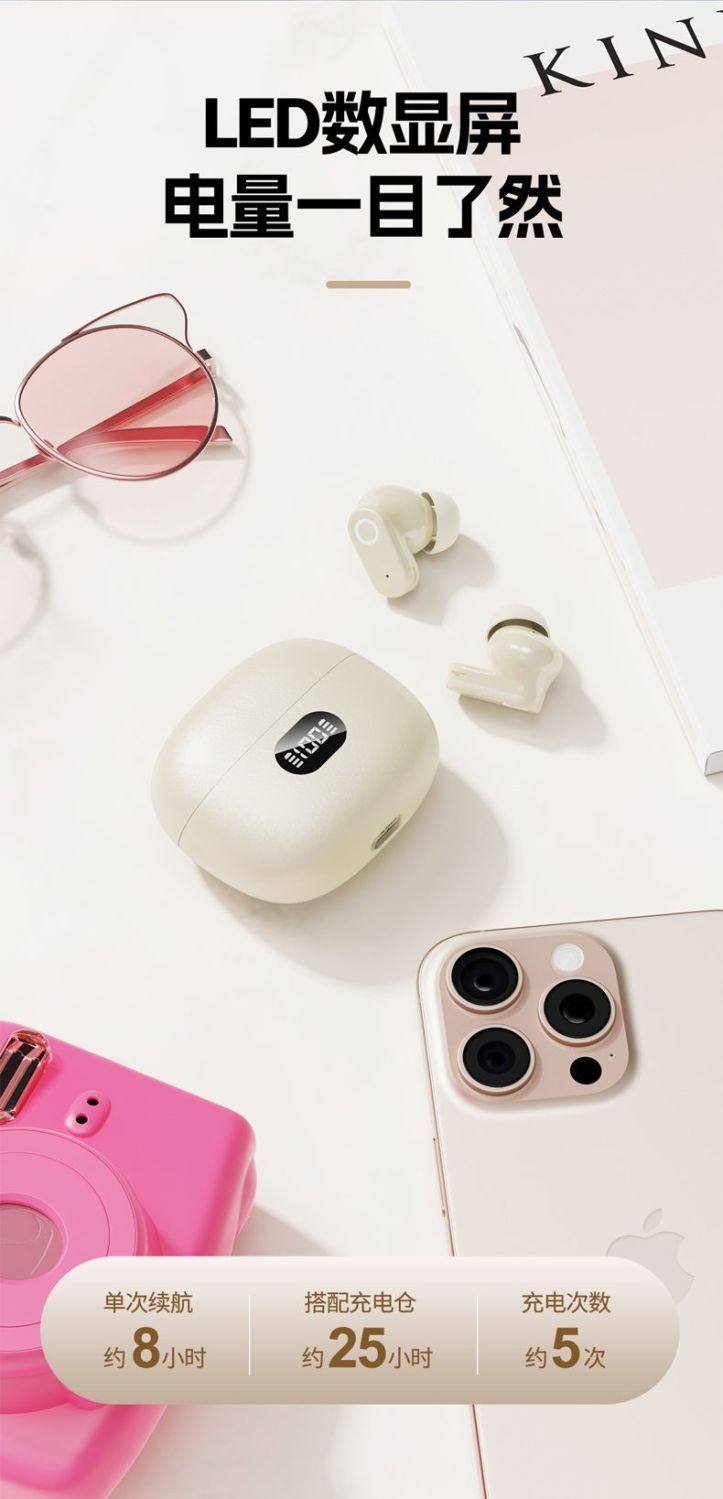 TWS数显耳机蓝牙无线降噪游戏运动低延时高音质超长待机手机通用详情11