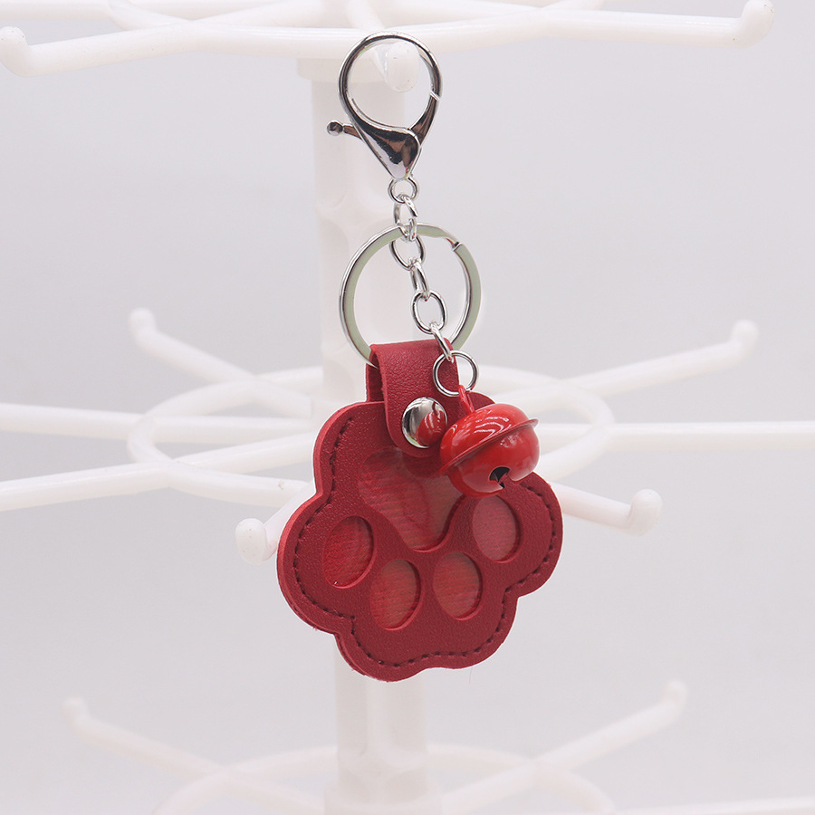 Paw print cat commemorative plate, popular pet dog hair portable keychain pendant, PU hair tag storage bag for pets pic 17