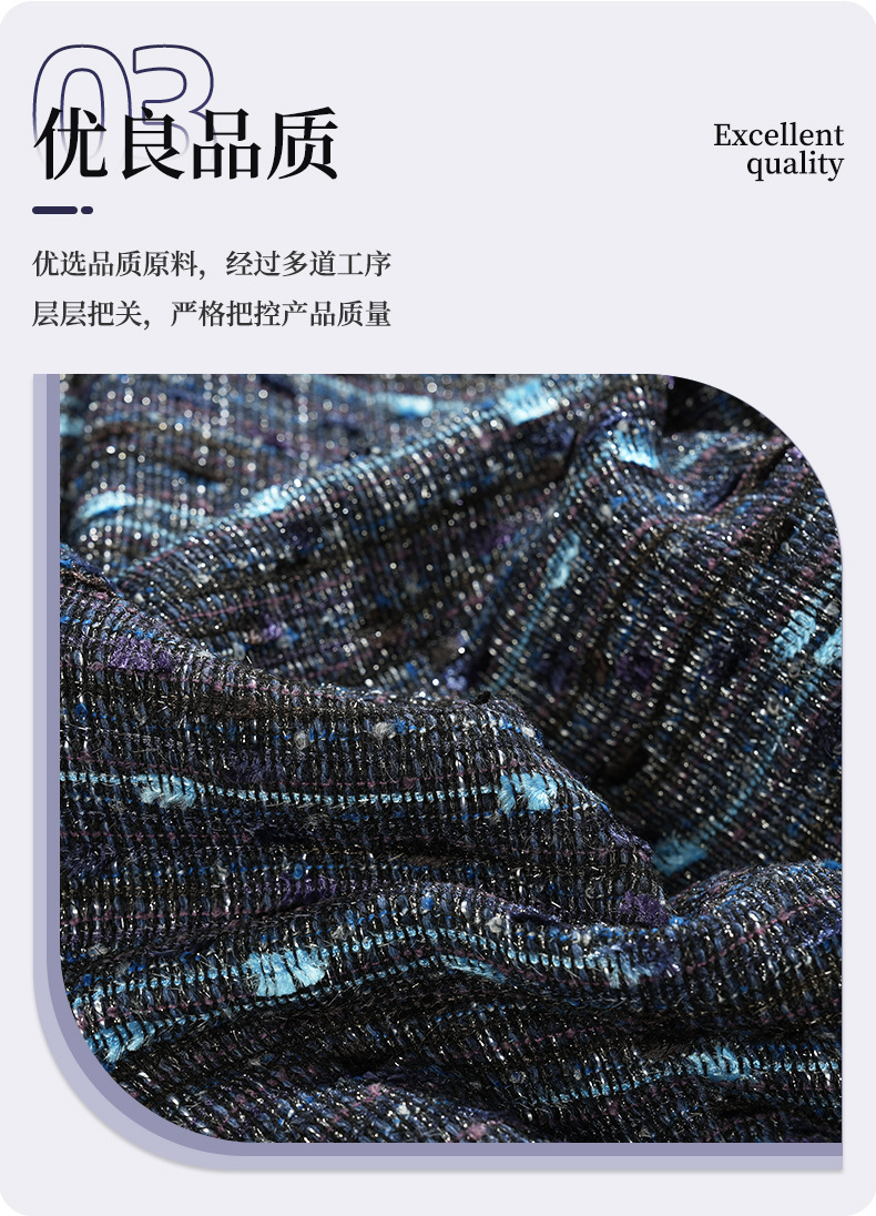 Mokashi Little Champs-style long-staple cotton woven fabric, flat collar, rubber-coated webbing ribbed cuffs pic 7