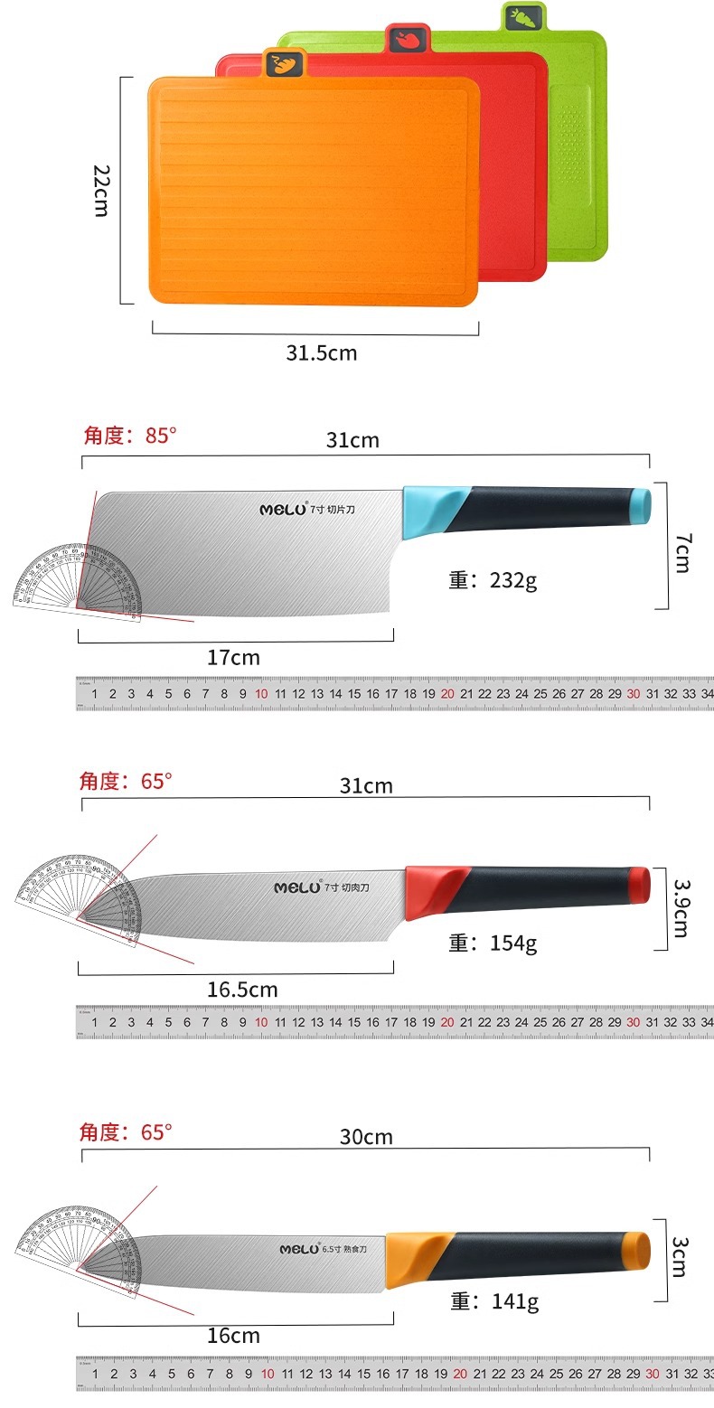 Kitchen disinfection knife set, household baby food knife rack, drying integrated machine, classified cutting board, cutting board pic 21