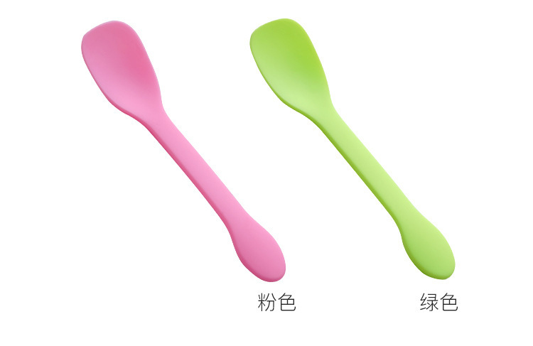 一次性塑料加厚勺子彩色甜品冰淇淋水果雪糕果冻布丁勺独立包装详情6