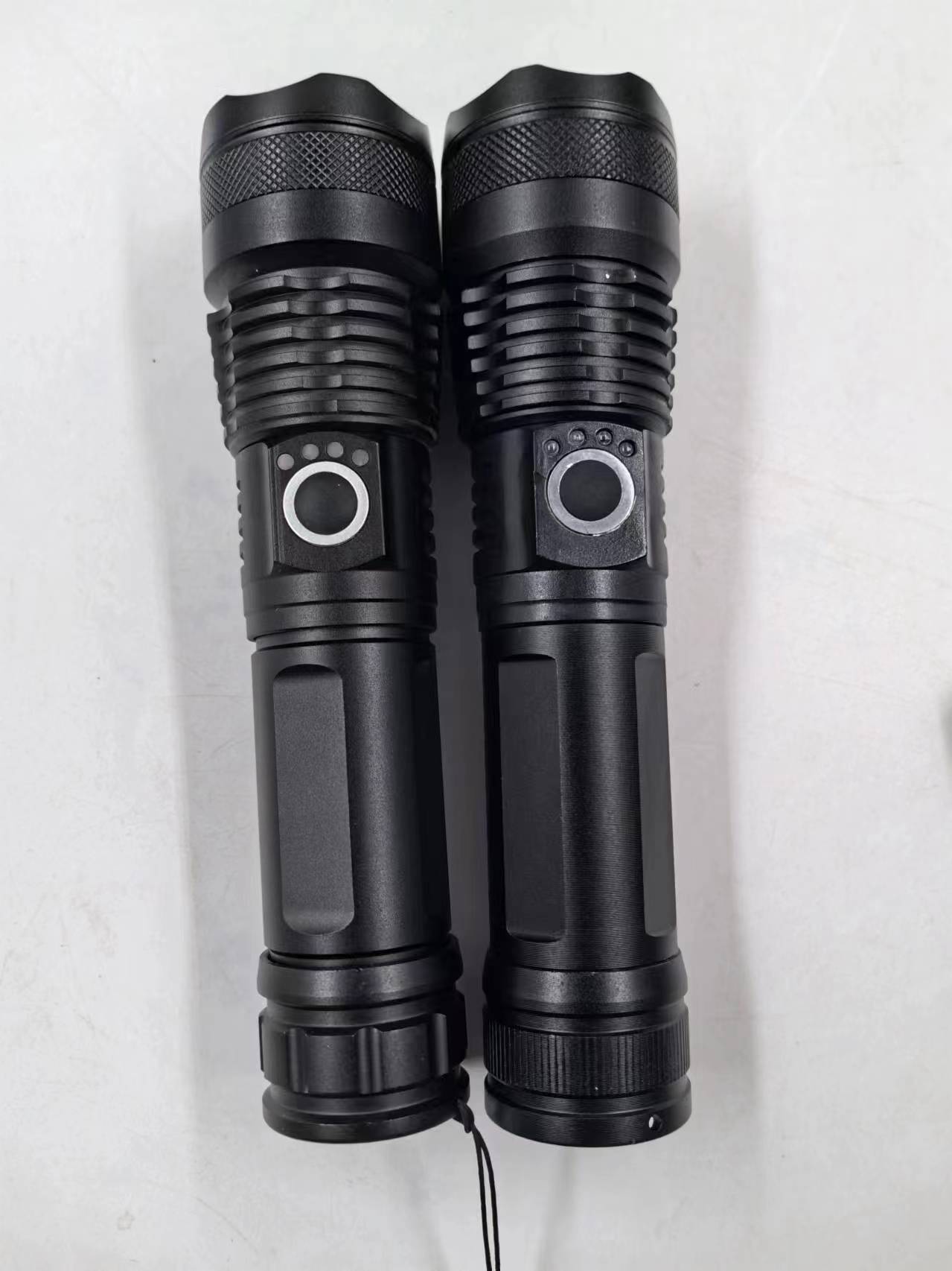 跨境大功率USB充电p70强光远射充电26650加长p50ty-c手电筒户外详情3