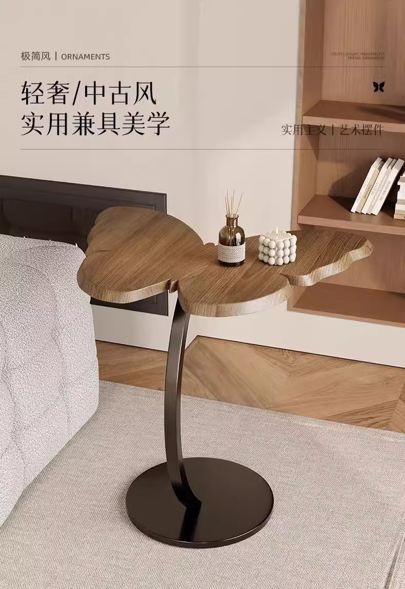客厅茶桌沙发小茶几卧室床头装饰蝴蝶收纳床边桌阳台休闲小茶桌详情6