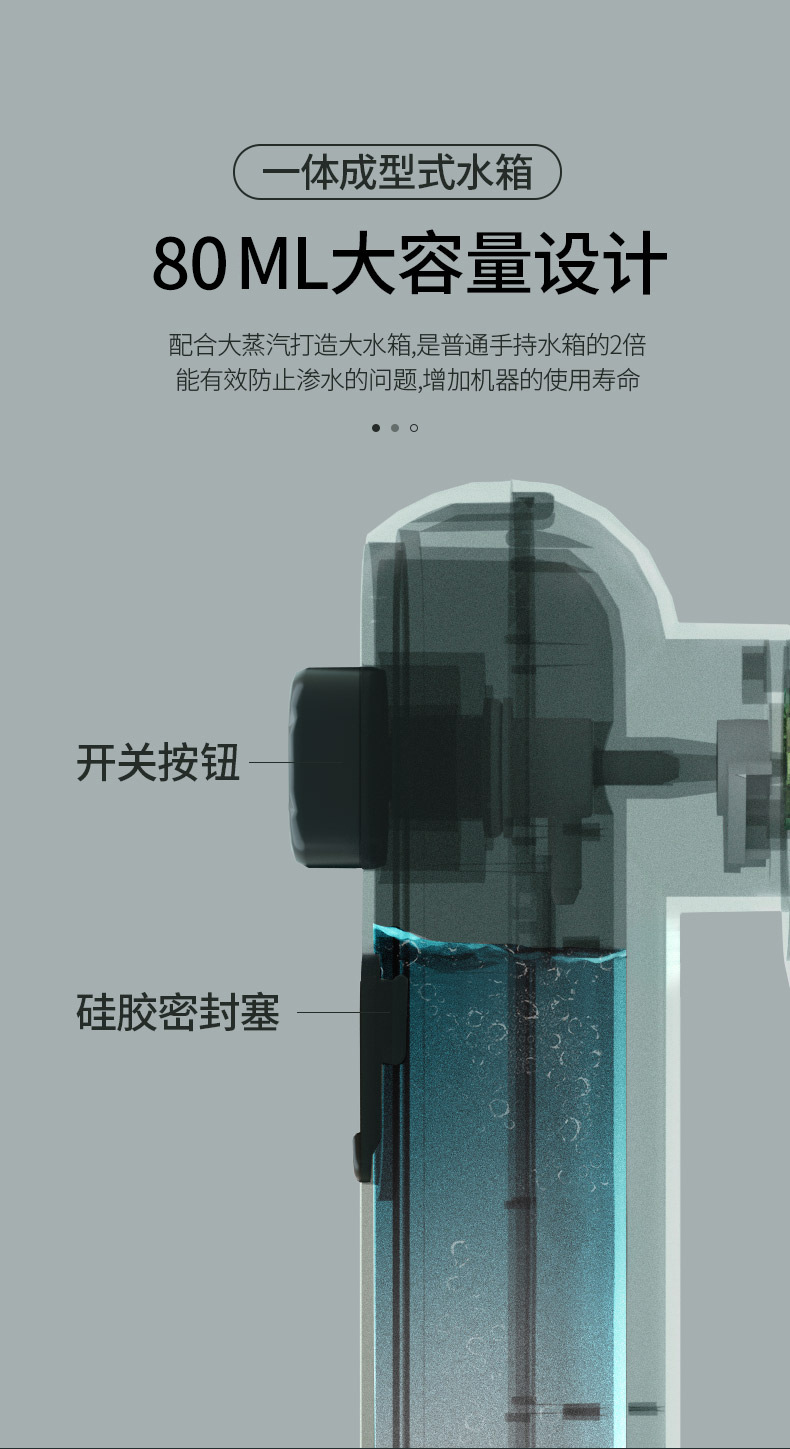 便携式迷你小型宿舍手持电熨斗挂烫机熨烫机衣服家用旅行跨境外贸详情9