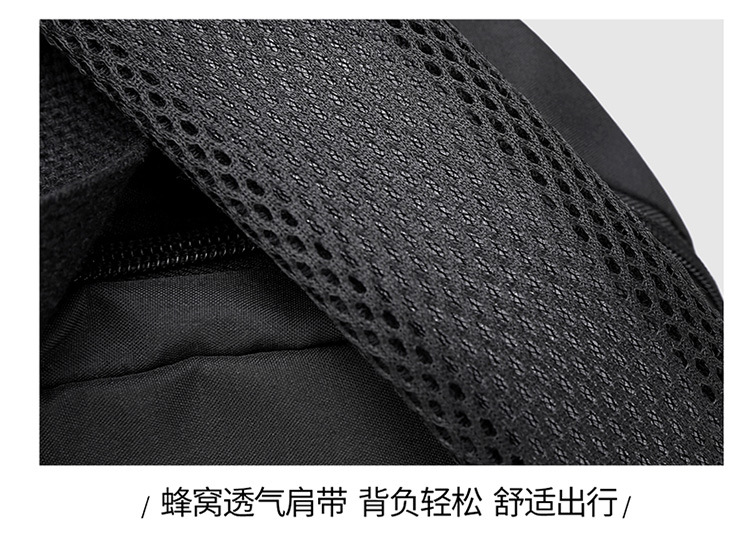 新款简约旅行背包纯色双肩背包休闲双肩背大容量学生书包双肩包女详情31