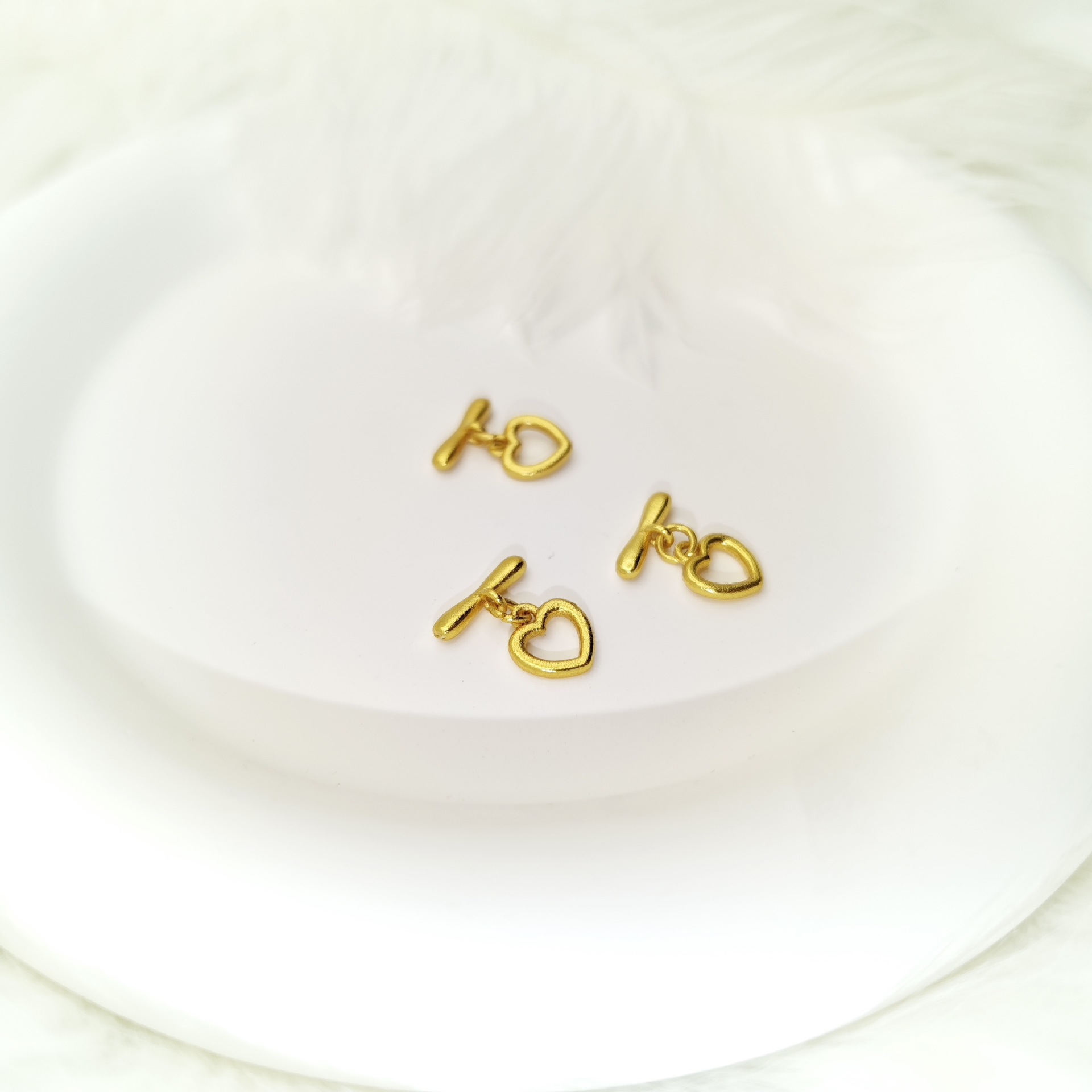 Color-preserving pure copper plated with ancient gold OT clasp necklace, bracelet, and end connection clasp diy accessory factory pic 6