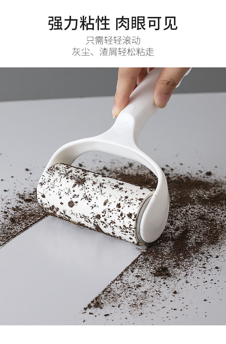 Roller brush lint remover, roller for clothes, hair replacement, roll paper mat for lint removal, lint removal, lint removal on bed, a magic tool for lint removal pic 6
