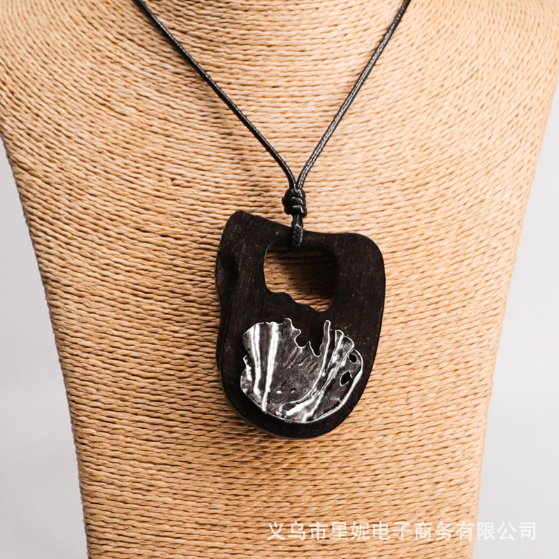 A592黑禅木项链