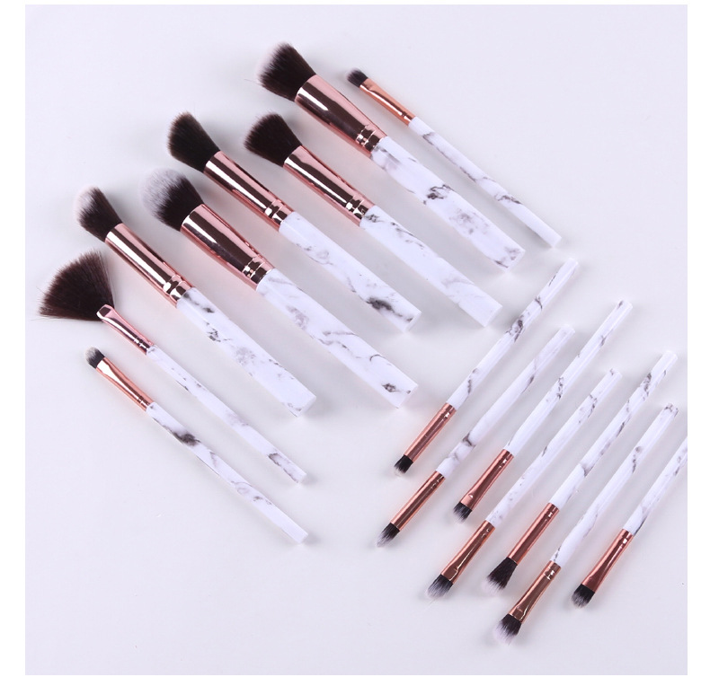 跨境彩妆刷套装大理石纹便携式10支化妆工具美妆护肤批发化妆用品详情19