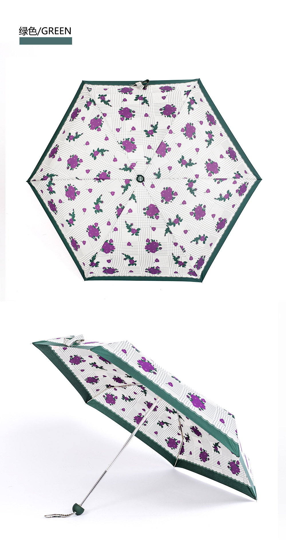 Wholesale and printing of RST Japanese sunshade umbrellas, mini 50% discount portable pocket dual-purpose umbrellas for women pic 12