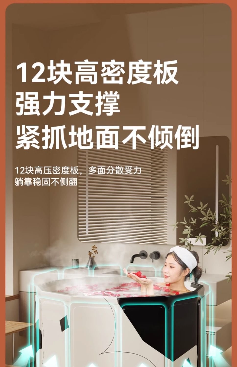 泡澡桶大人折叠泡浴桶洗澡桶儿童可坐浴盆游泳桶成人浴缸全身浴桶详情10