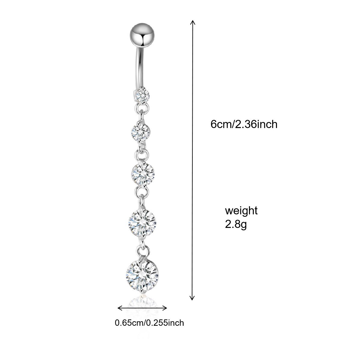 人体穿刺饰品肚脐钉跨境热卖肚脐环欧美经典肚脐扣批发厂家脐钉详情16