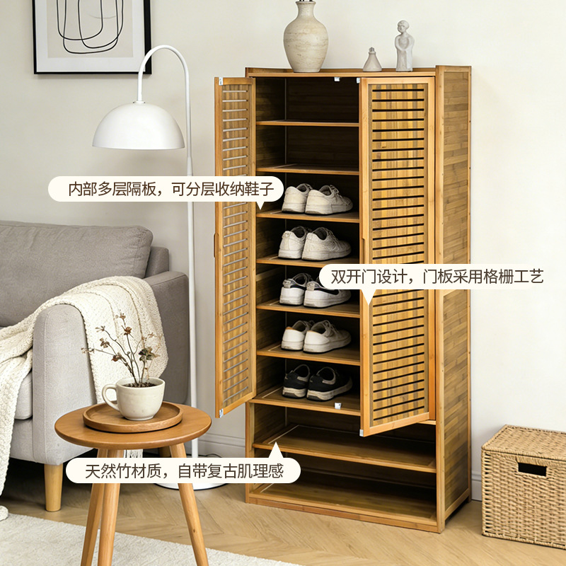 省空间入户经济型多层防尘鞋架家用门口收纳柜子简易客厅家装建材详情8