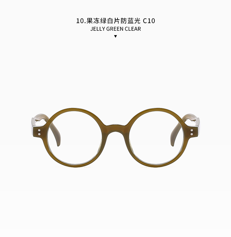 欧美新款圆形小框太阳镜男女网红明星同款时尚街拍墨镜眼镜架批发详情29