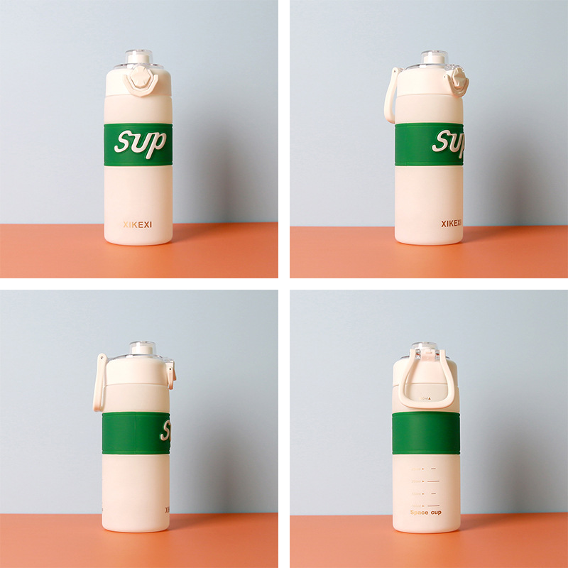 跨境外贸新款渐变色直饮大容量水杯夏男女户外便捷太空杯运动水壶详情3