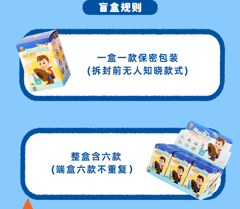 正版玩具总动员mini剧场拼装盲盒摆件卡通潮玩树脂公仔桌面装饰品详情9