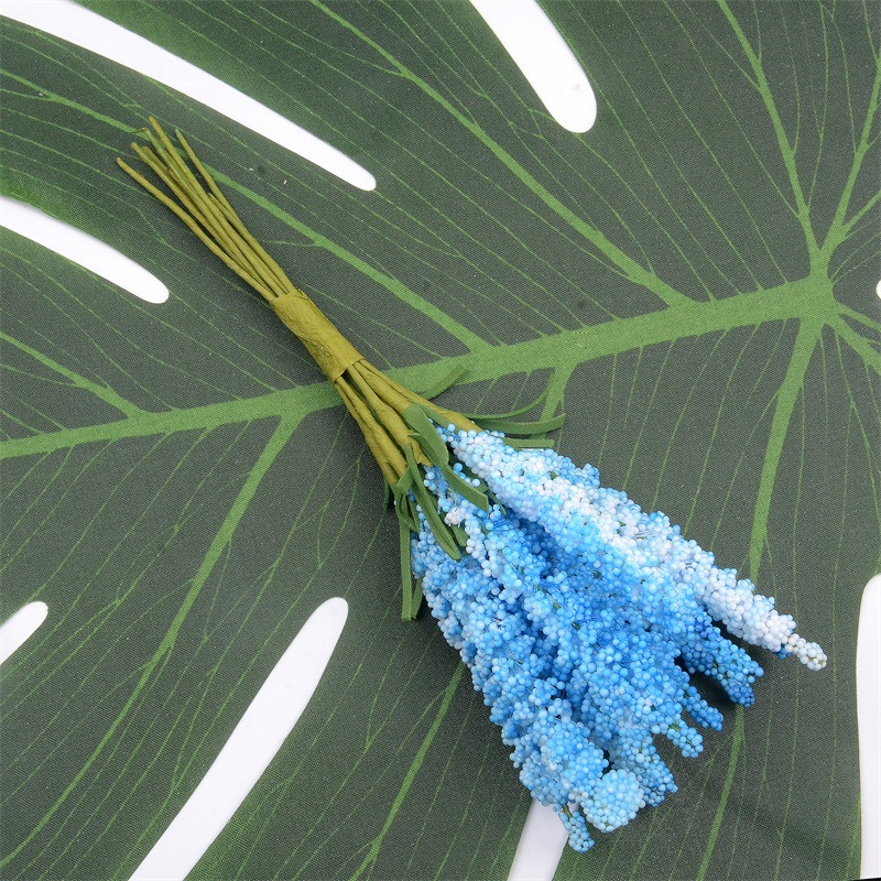 仿真田园薰衣草 手工材料配件 风信子 花枝 发芽花束工艺品装饰详情7