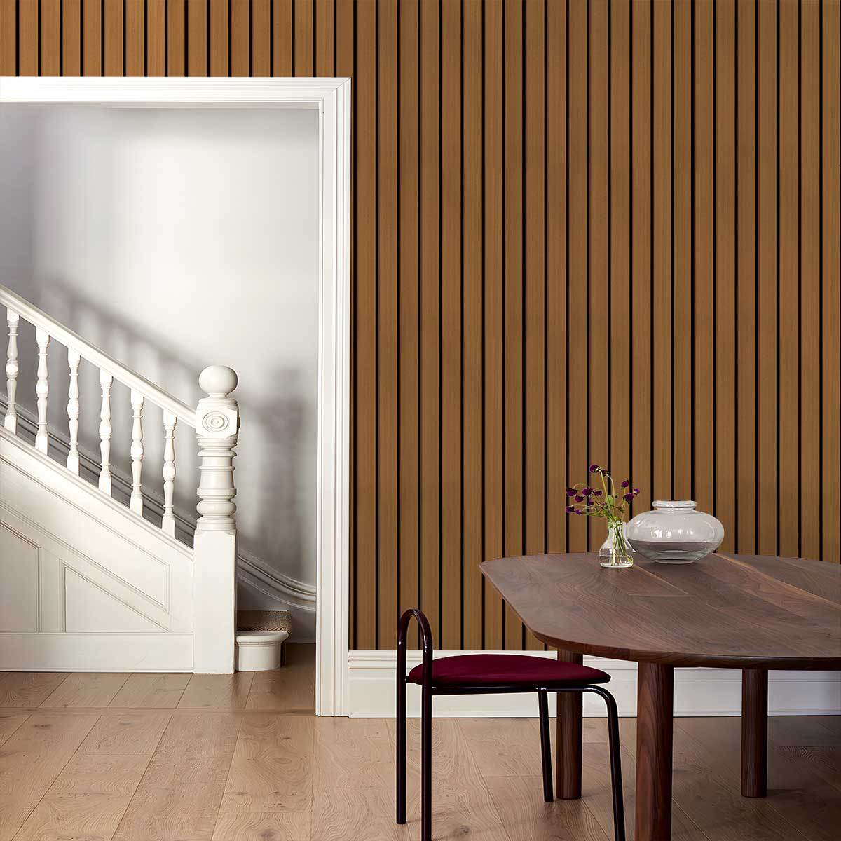 跨境仿格栅木条纹3d立体自粘墙贴防水加厚背景墙装饰壁纸家装定制详情11