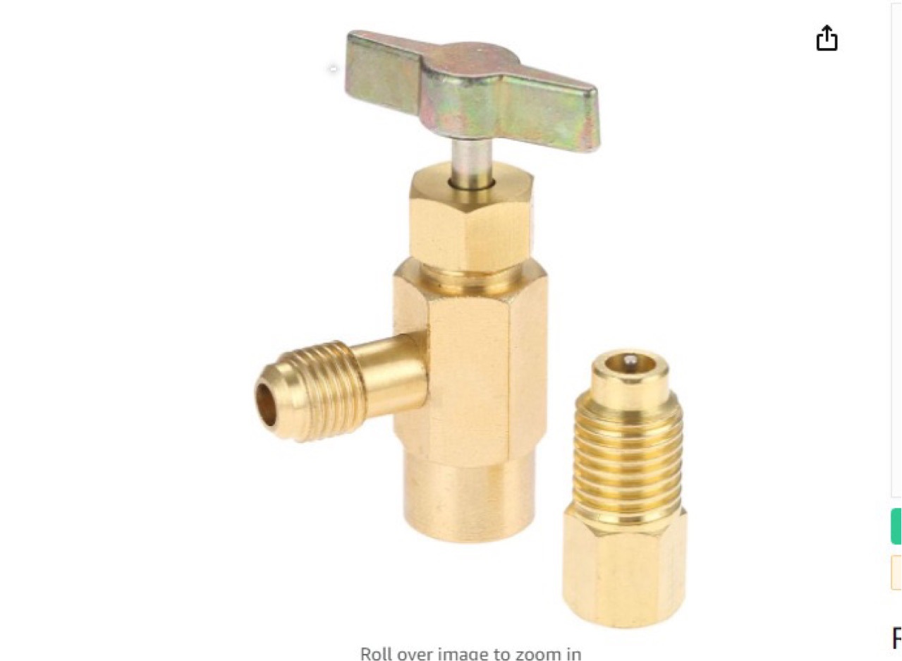 R1234YF汽车空调制冷剂雪种冷媒开瓶器加氟转换接头TT12LH14+左旋详情3