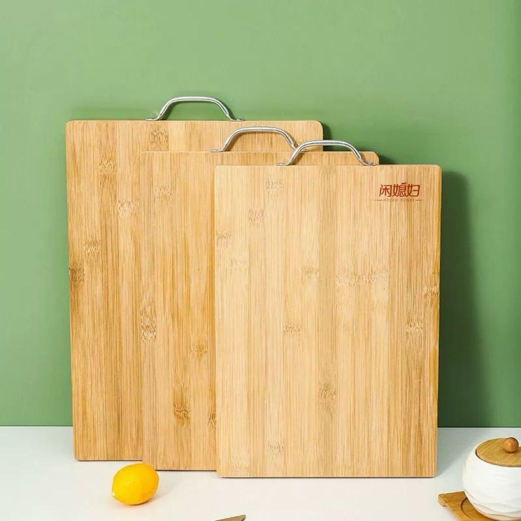 Idle wife antibacterial and anti-mold cutting board, household chopping board, sticky board, kitchen cutting board, bamboo dormitory occupying board, knife board pic 1