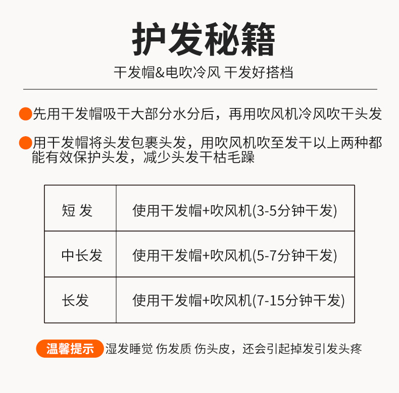 定制儿童干发帽母婴级a浴帽加厚超强吸水卡通可爱速干宝宝擦头巾详情24