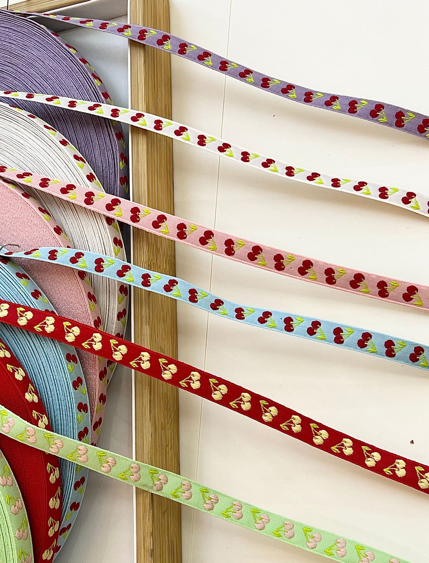 1 cm embroidered jacquard ribbon, hair accessory, headwear, shoe, hat, bag border strap, ethnic woven ribbon, satin ribbon, tie, DIY by hand pic 10