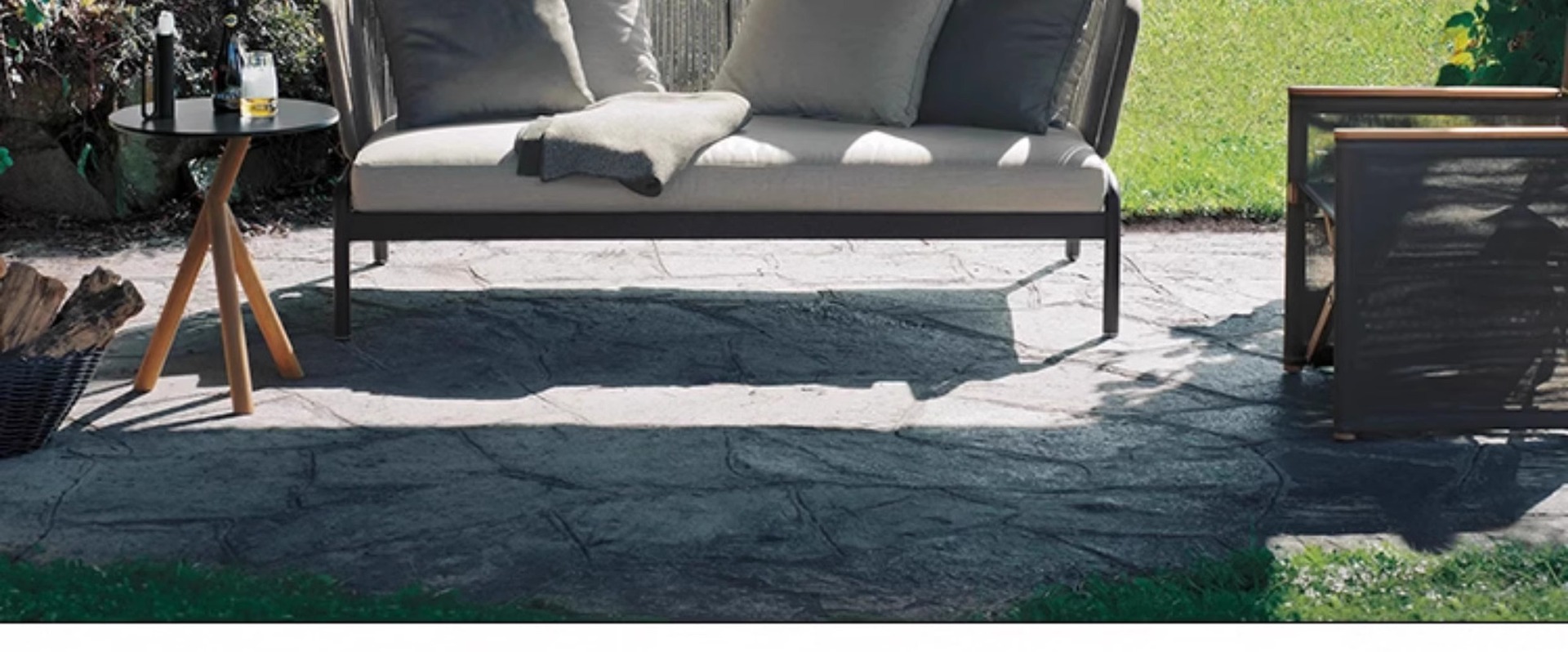 Outdoor leisure furniture, rattan sofa combination, open-air balcony rattan chair, model room, courtyard garden sofa, living room pic 5