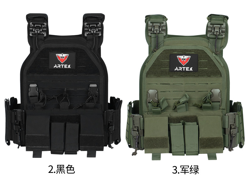 Yitu Cross-border Quick-release 500D nylon tactical vest, tactical outdoor equipment, Laser 6094 tactical vest and vest gear pic 4