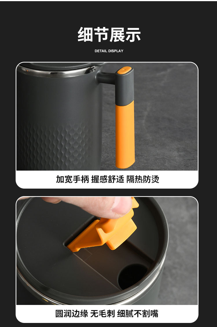 批发304不锈钢马克杯防烫喝水杯子家用带盖办公室咖啡水杯礼盒详情22
